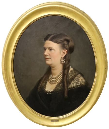 Michele Gordigiani — Ritratto di signora